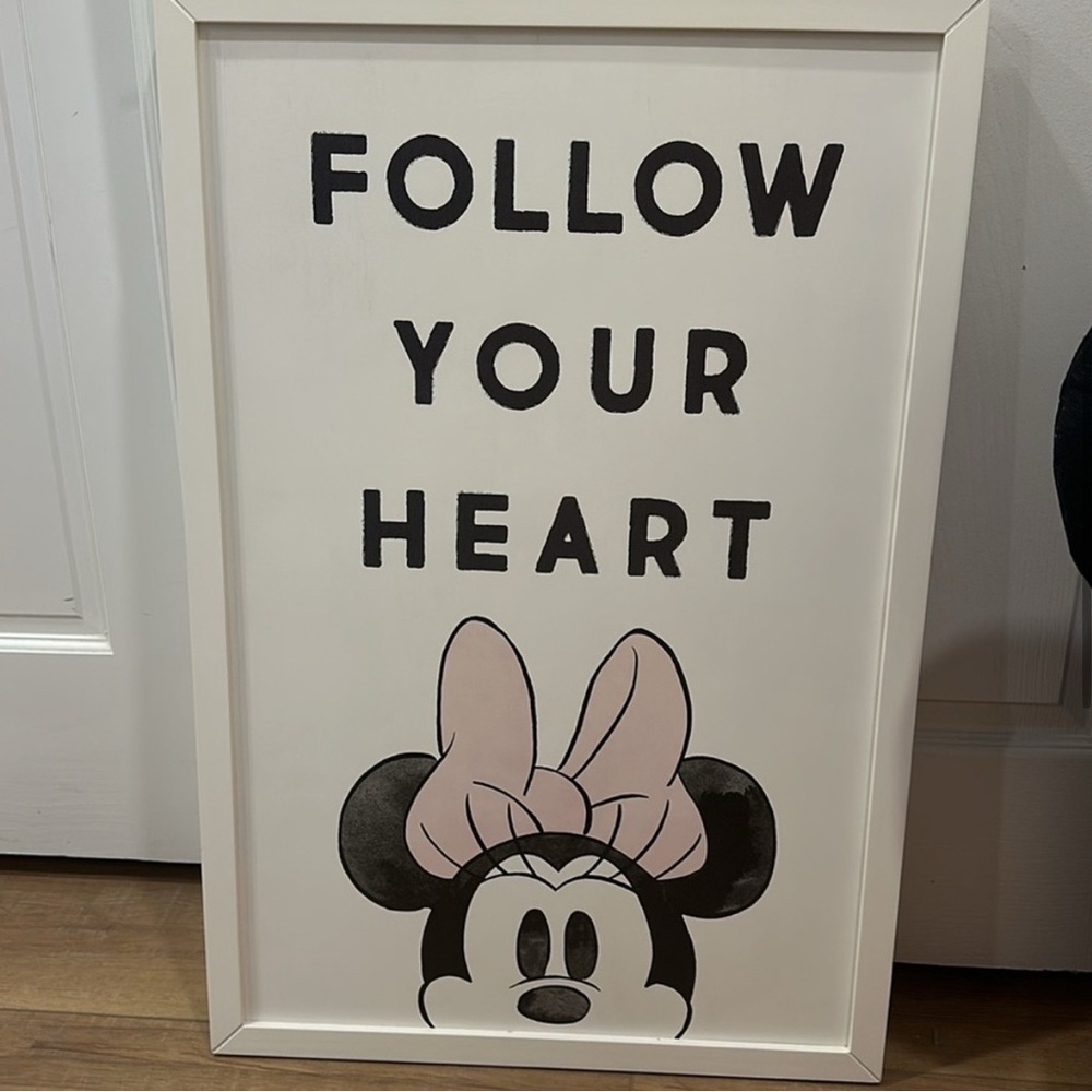 Pottery Barn Follow Your Heart Minnie Frame